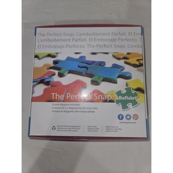 Buffalo Games Charles Wysocki A Christmas Greeting 1000 Piece Jigsaw New - Picture 2 of 3